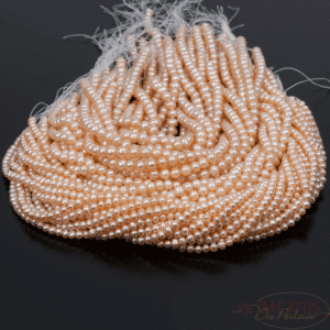 Freshwater pearl potatoes pink size selection, 1 strand