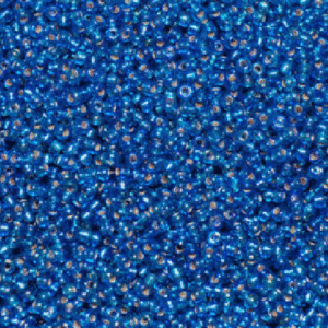 Miyuki Rocailles 11-1025 silverlined capri blue AB 9,9g