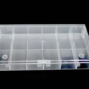 Sorting box pearl box with 12 compartments 19.5x10x3cm