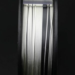 (€ 3.24 – € 3.06 / m) Stainless steel jewelry wire, real silver-plated 19 strands