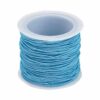 Nylon elastisch textil Farbauswahl • 1 mm • 21 Meter (0,17€/m) - himmelblau