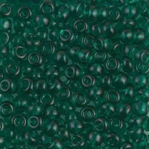 Miyuki Rocailles 6-147 transparent emerald 9.9g