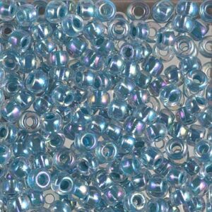 Miyuki Rocailles 6-279 marine blue lined crystal AB (like DB 58) 9.9g