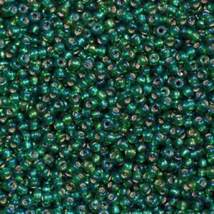 Miyuki Rocailles 8-1016 verde argentato AB 9,9 g