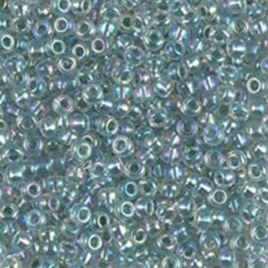 Miyuki Rocailles 8-263 cristallo rivestito di schiuma marina AB 9,9 g