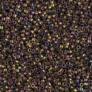 Delica Beads by Miyuki DB0023 metallic gold iris 5g