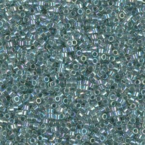 Delica Beads von Miyuki DB0084 sea foam lined crystal AB 5g