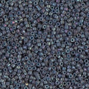Delica Beads by Miyuki DB0132 opaque blue gray luster 5g