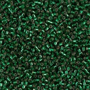 Delica Beads by Miyuki DB0148 silverlined emerald 5g