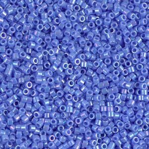 Delica Beads von Miyuki DB0167 opaque med blue AB 5g