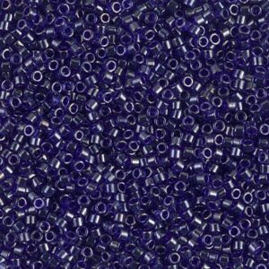 Perles Delica par Miyuki DB0277 lustre cobalt transparent 5g