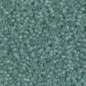 Delica Beads von Miyuki DB0385 matte sea glass green luster 5g