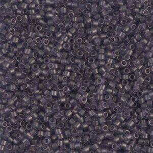 Delica Beads by Miyuki DB0386 matte transparent dried lavender luster 5g