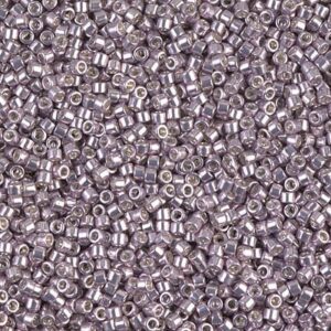Delica Beads from Miyuki DB0429 galvanized light smoky amethyst 5g