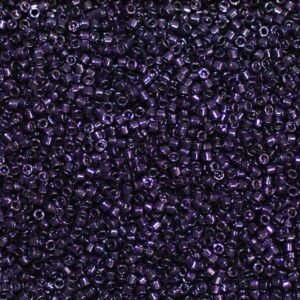 Delica Beads from Miyuki DB0464 galvanized eggplant 5g
