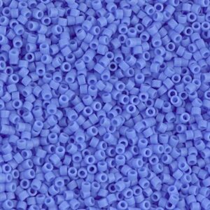 Delica Beads by Miyuki DB0760 matte opaque periwinkle 5g