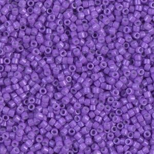 Delica Beads from Miyuki DB1379 dyed opaque red violet 5g