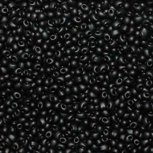 Drop Beads von Miyuki DP28-401F matte black 5g