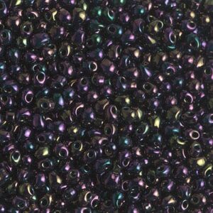 Drop Beads von Miyuki DP28-454 metallic dark plum iris 5g