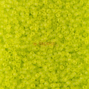 Miyuki Rocailles 11-143F matt transparent chartreuse 9.9g