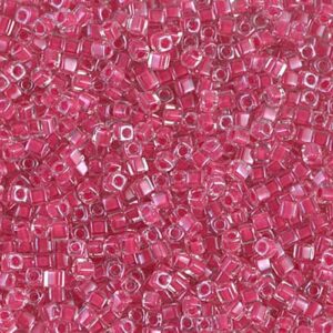Miyuki Würfel SB18-208 carnation pink lined crystal 5g