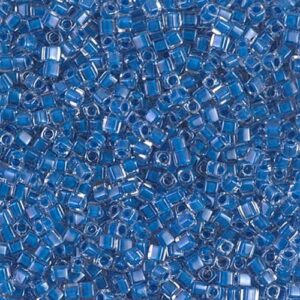 Miyuki Cube SB18-238 blue lined crystal 5g