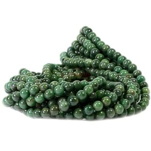 Xibei palla di giada verde brillante sfumature 8 mm, 1 filo