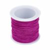 Nylon elastic textile color selection • 1 mm • 21 meters (0.17 € / m) - fuchsia