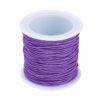 Nylon elastisch textil Farbauswahl • 1 mm • 21 Meter (0,17€/m) - lila
