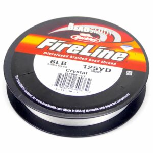 Fire Line 6LB Fädelmaterial crystal 0,12mm 114 Meter