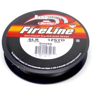Fire Line 6LB threading material smoky 0.12mm 114 meters