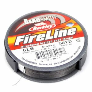 Fire Line 6LB thread material smoke 0.12mm 45 meters