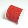 Nylon elastic textile color selection • 1 mm • 21 meters (0.17 € / m) - Red orange