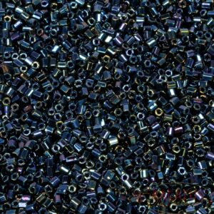 Miyuki Rocailles Hexagon Cut 11C-452 metallic dark blue iris 5g