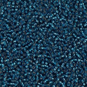 Miyuki Rocailles 15-1425 zircone blu argentato (come DB 608) 5g