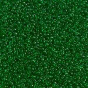 Miyuki Rocailles 15-146 transparent green (wie DB 705) 5g