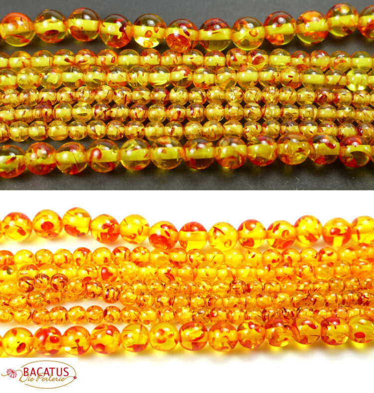 Resin yellow red