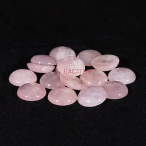Rose quartz cabochon 8 – 30 mm, 1 piece