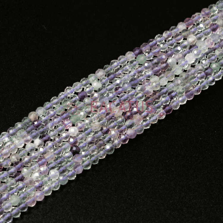 Fluorite faceted purple