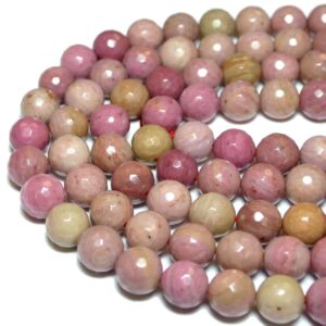 Rhodonit Perlen 6mm Pink Edelstein Natursteine Schmucksteine Kugeln BEST G215 