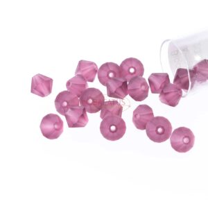 Crystal beads Bicone PRECIOSA amethyst matt 6mm