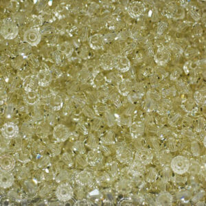 Kristallperlen Bicone PRECIOSA jonquil 3 & 4 mm