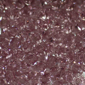 Perles de cristal Bicône PRECIOSA améthyste clair 3 & 4 mm