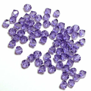 Perle di cristallo Bicono PRECIOSA tanzanite 3 – 8 mm
