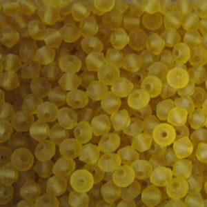 Perle di cristallo Bicono PRECIOSA topazio opaco 3 – 6 mm