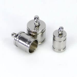 End cap cylinder stainless steel Ø 2 – 6 mm 10 pieces