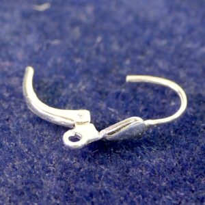 Hinged Earwires 925 silver 15mm 1 piece