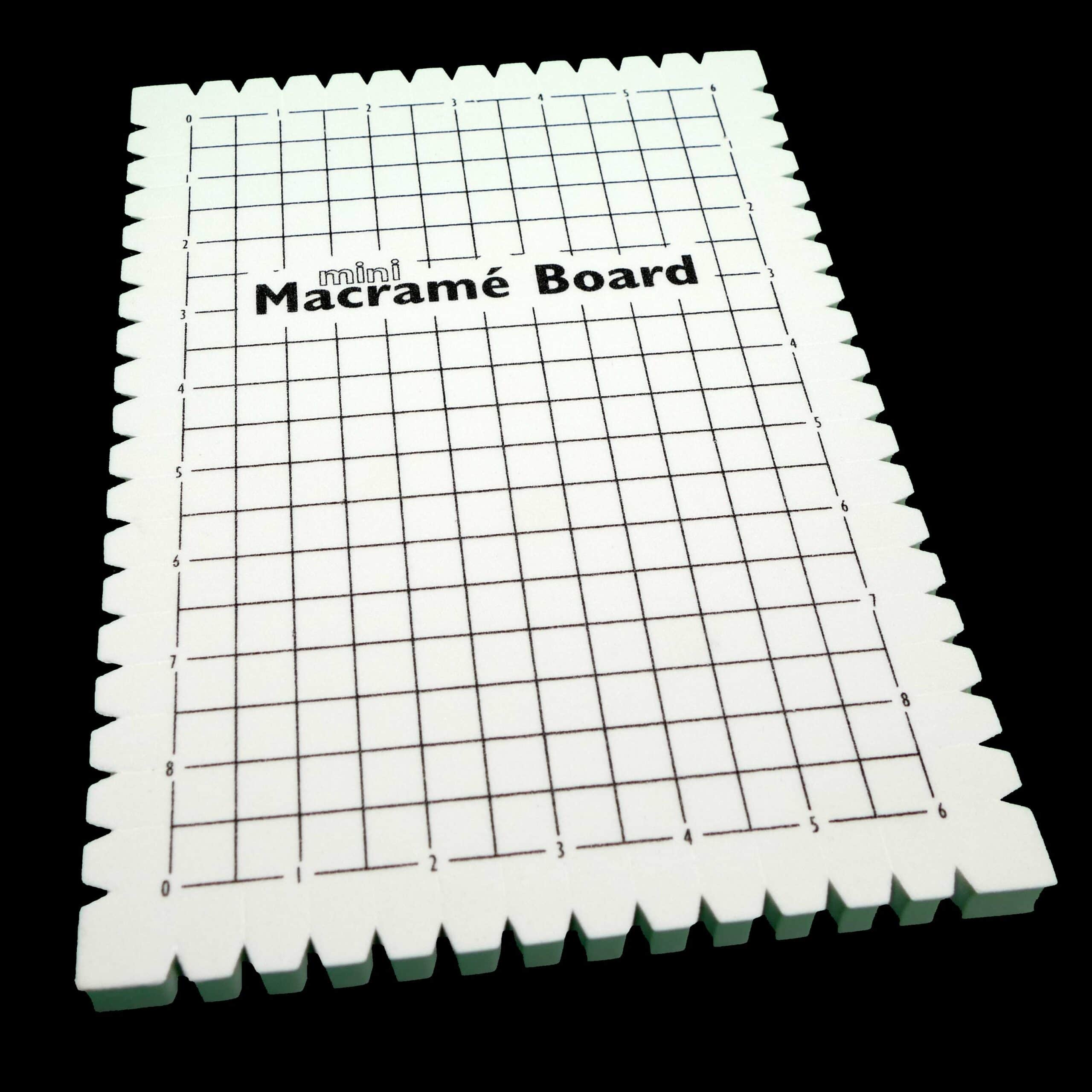 Mini macrame board 27 x 19 cm - BACATUS Die Perlerie