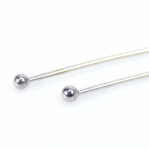 Rivet pin with plain round stainless steel L 4cm Ø 0.8mm