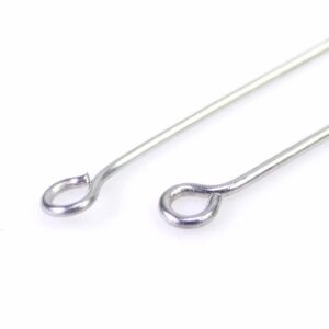 Head pin with eyelet stainless steel L 5cm Ø 0.7mm